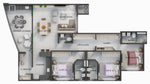 Planta - 123,37m²