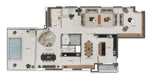 Planta Duplex Inferior - 535m²