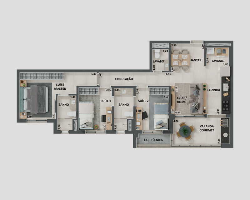 Planta - 95,91m²