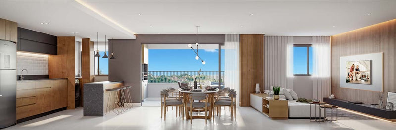 Sala ampliada - 101,21m²