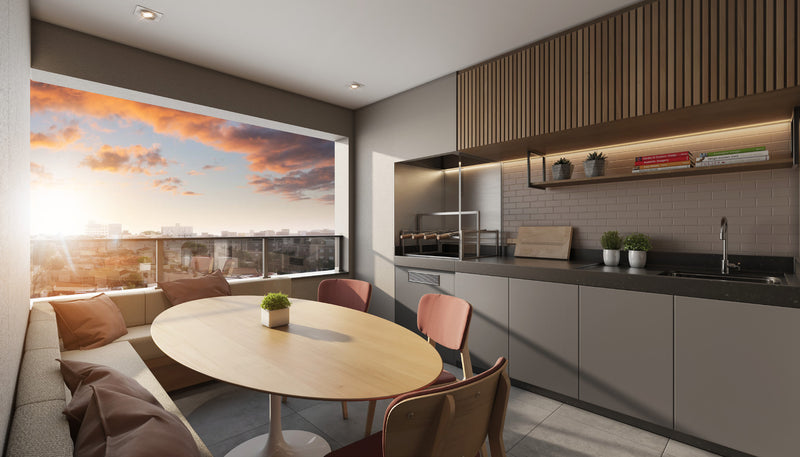 Varanda gourmet - 111,12m²