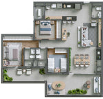 Planta - 135,02m²