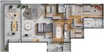 Apartamento tipo 1 - 277,91m²