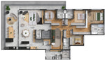 Apartamento tipo 2 - 281,48m²