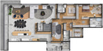 Apartamento tipo 3 - 277,91m²