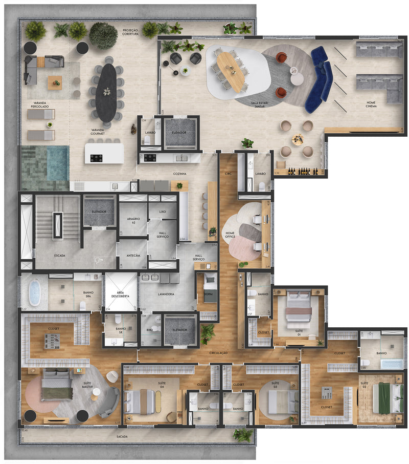 Penthouse - 564,77m²