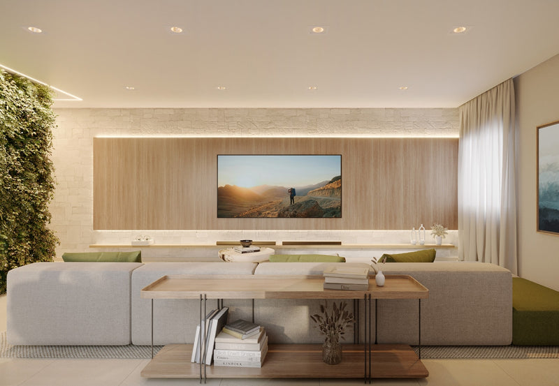 Sala de tv estendida - 92,15m²
