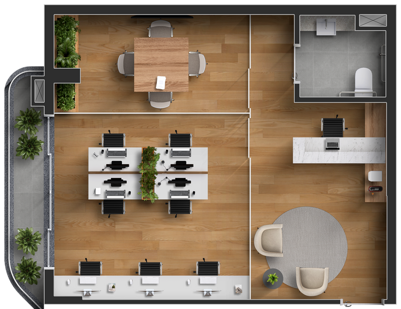 Sala - 59m²