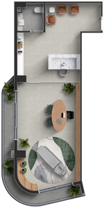 Sala - 77,80m²
