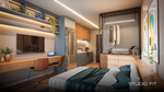 Studio - 24,51m² a 26,64m²