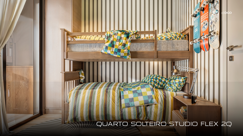 Studio 2 quartos - 47,30m²