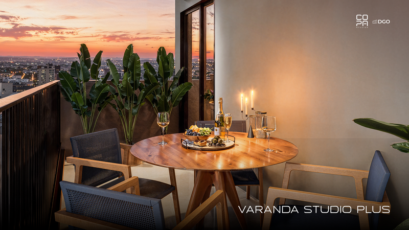 Varanda Studio - 42,02m²