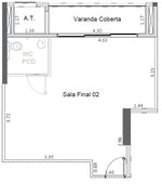 Planta - 46,92m²