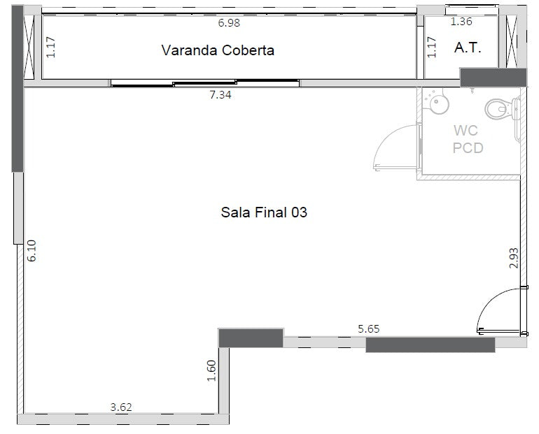 Planta - 66,96m²