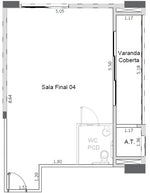 Planta - 54,28m²