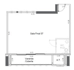 Planta - 55,36m²