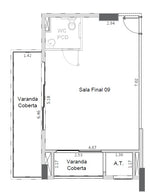 Planta - 53,55m² 