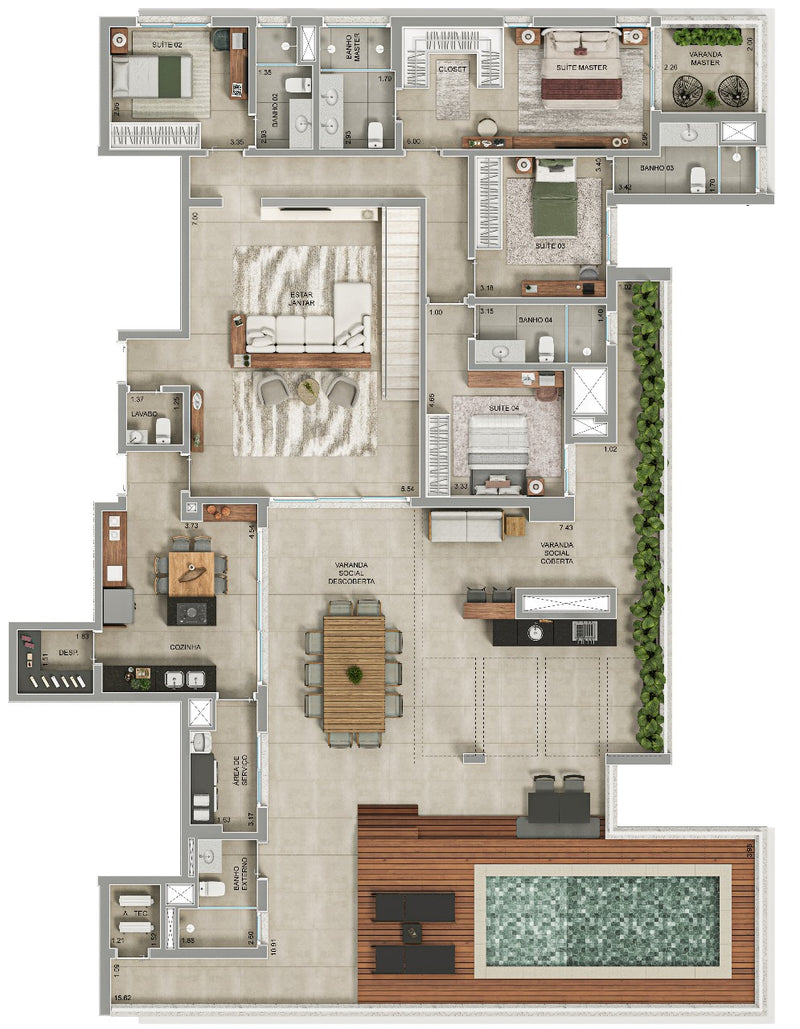 Planta - 402,43m²