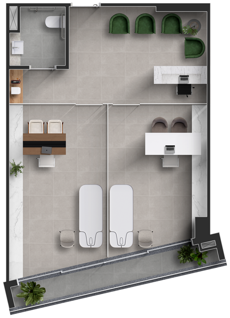 Sala - 65,05m²