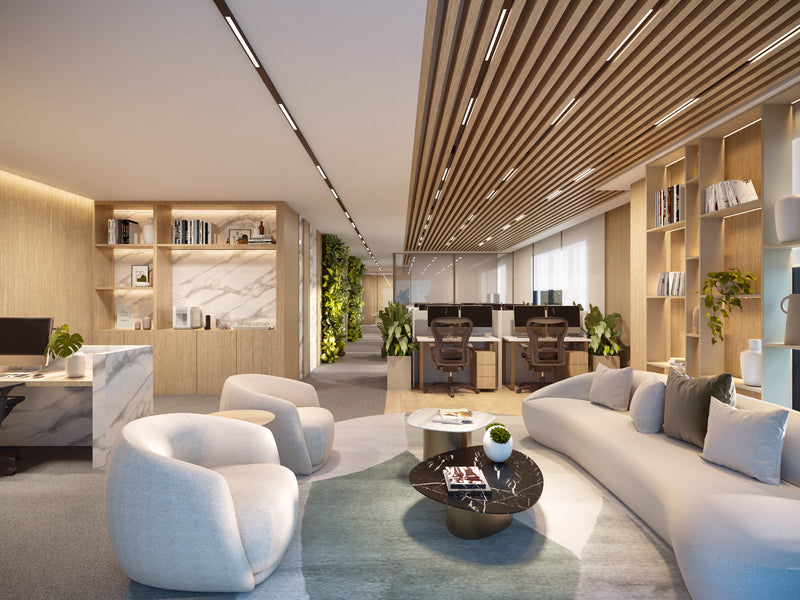 Sugestão de layout para coworking