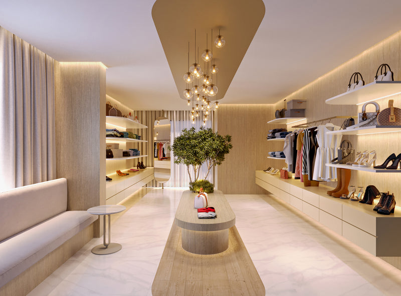 Sugestão de layout para boutique
