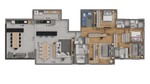 Apartmento Le Manoir - 239,46m²