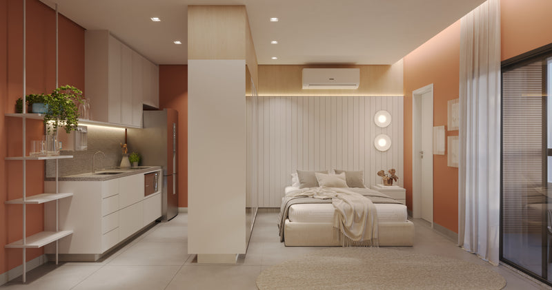 Studio Decorado - 28,95m²