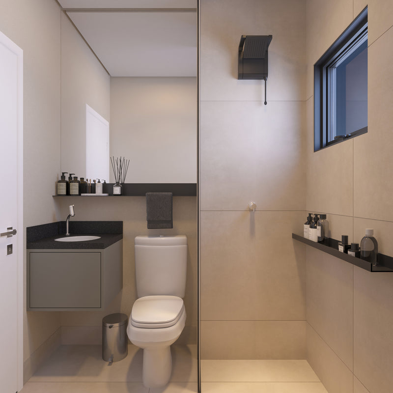 Banheiro - Apto 57,42m²