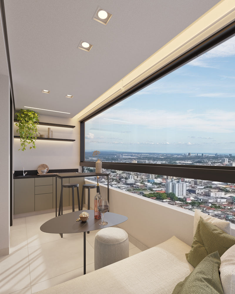 Varanda gourmet - 57,42m²