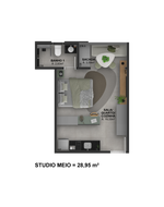 Studio - 28,95m²