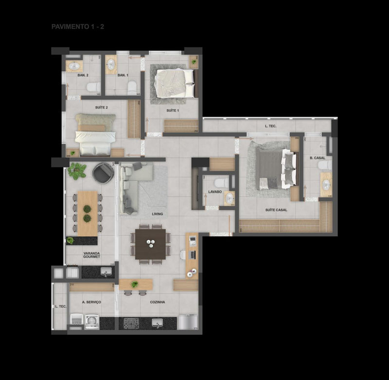 Planta - 117,23m²