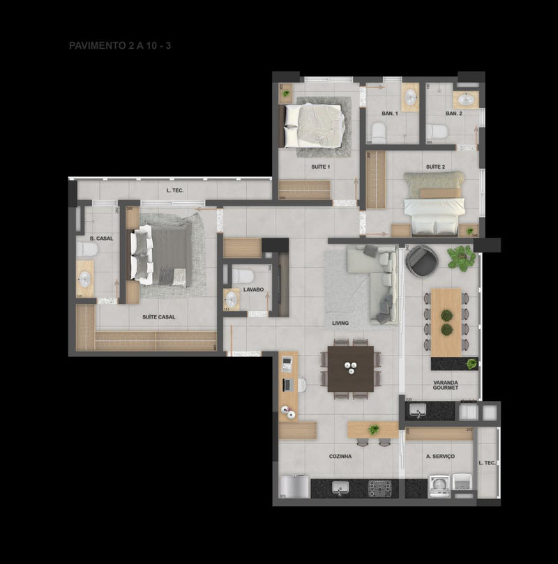 Planta - 120,63m²