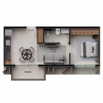 Apartamento - 38m² a 40m²
