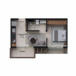 Apartamento - 33m² a 34m²