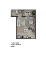 Studio - 28,95m²