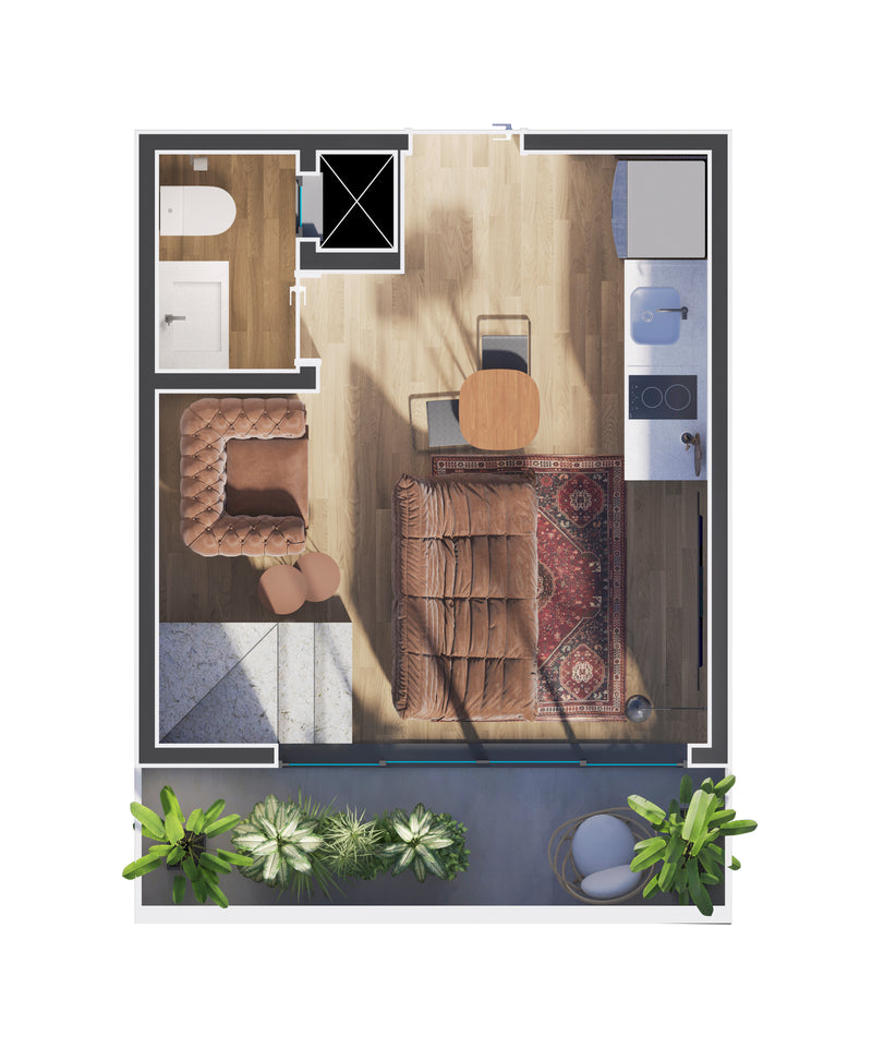 Loft Inferior - 41m²