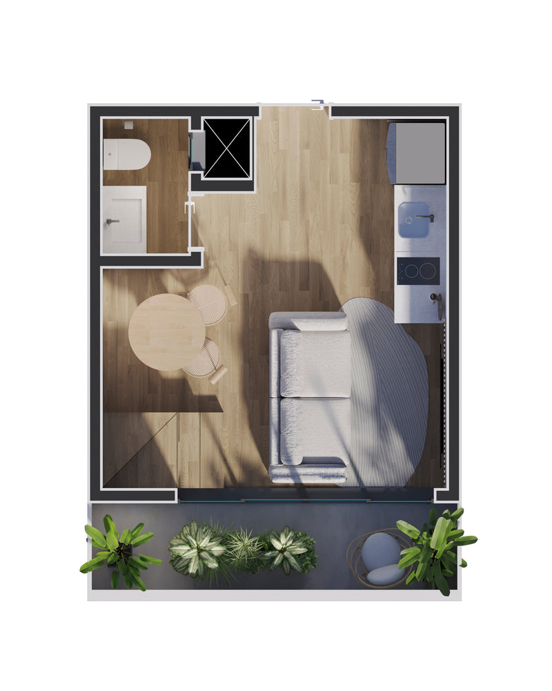 Loft Inferior - 49m²